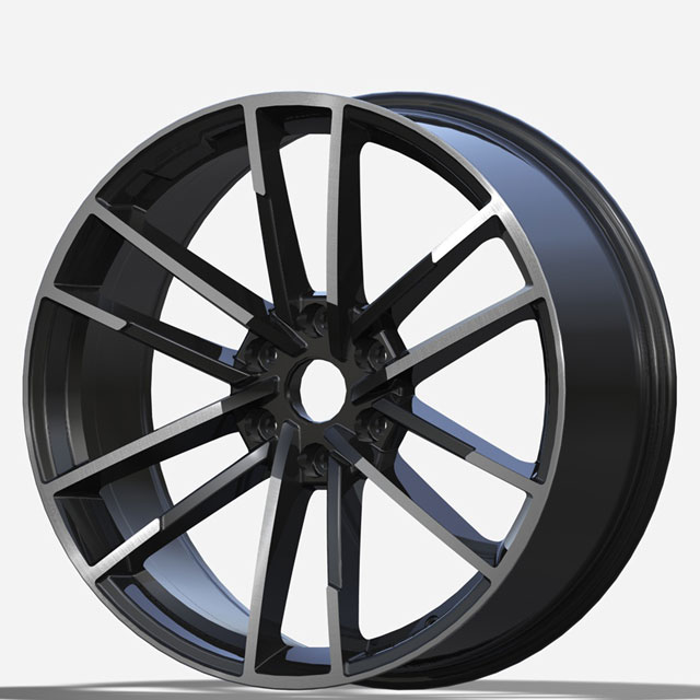 Multi spoke A6061-T6 aluminium forged wheel