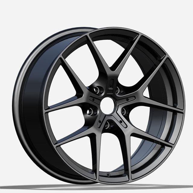 Multi spoke monoblock wheel