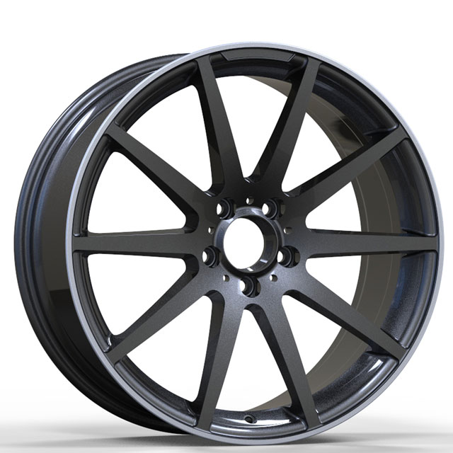 Forged aluminum alloy wheel