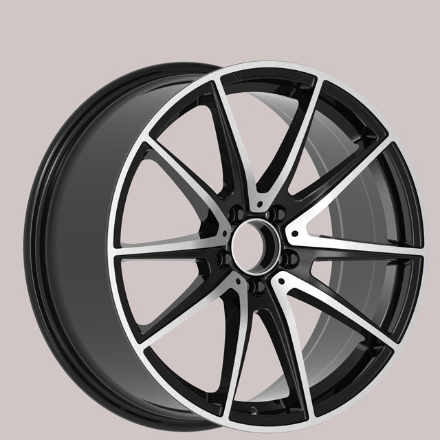 Machine face aluminum alloy wheel