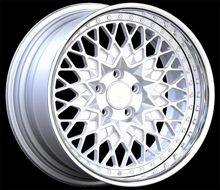 Mesh concave wheel rim