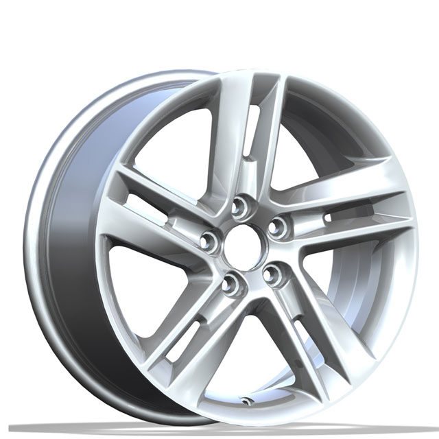 Silver painting car rim