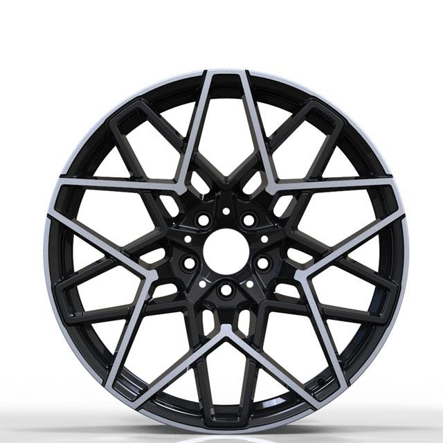 BMW  gloss black with sliver rims stock rim OEM