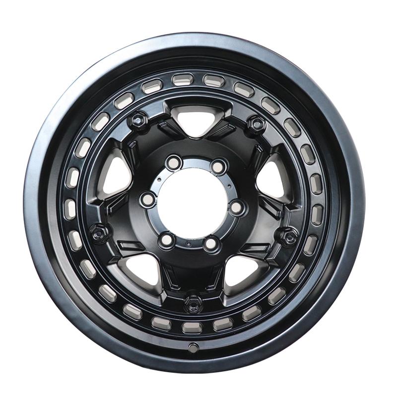 22 inch 6*110 mm beadlock grey alloy wheel