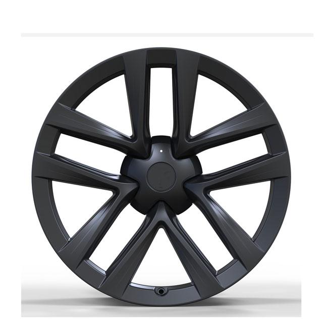 21 inch gloss black 5x120 tesla customized forged wheel