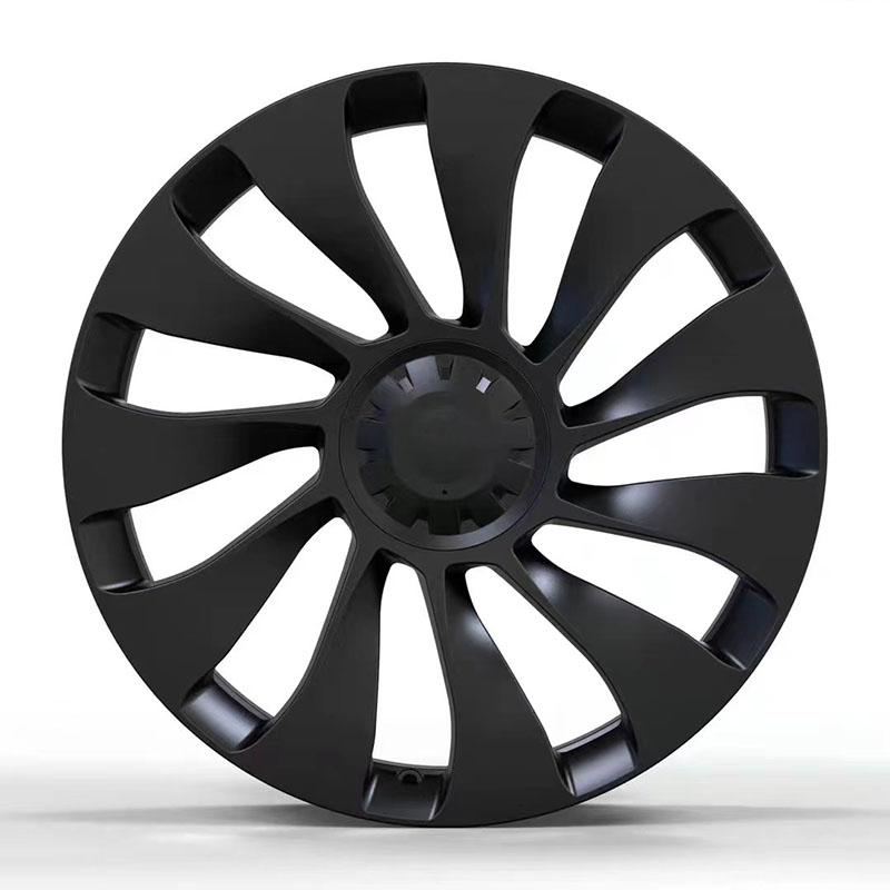 Matte black Luxury monoblock forged Car wheels