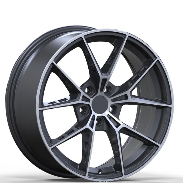 Machine face one piece forged wheel