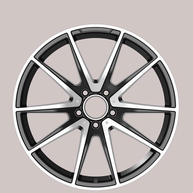 Concave forged aluminum alloy car wheel