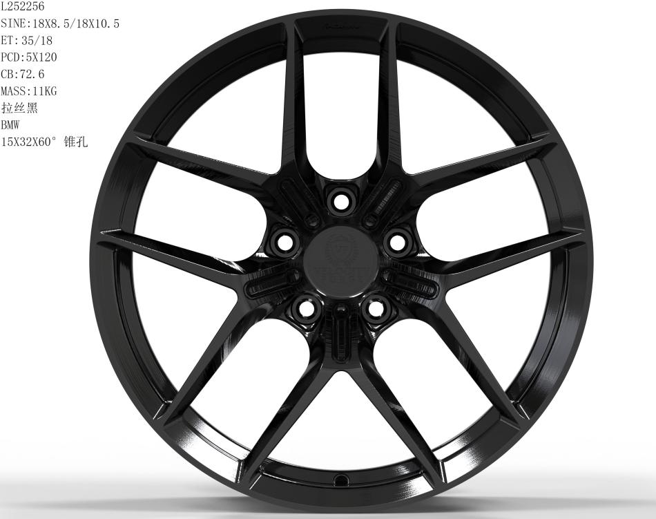 3D drawing for forged wheel