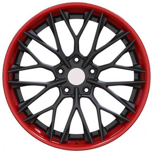 Multi spoke forged wheel rim