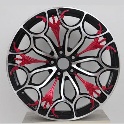 Colourful concave forged wheel