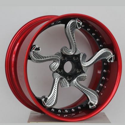 2-pieces cool forged wheel