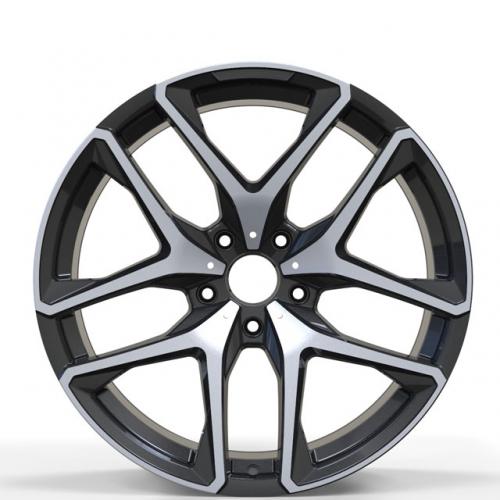 Forged aluminum alloy wheel