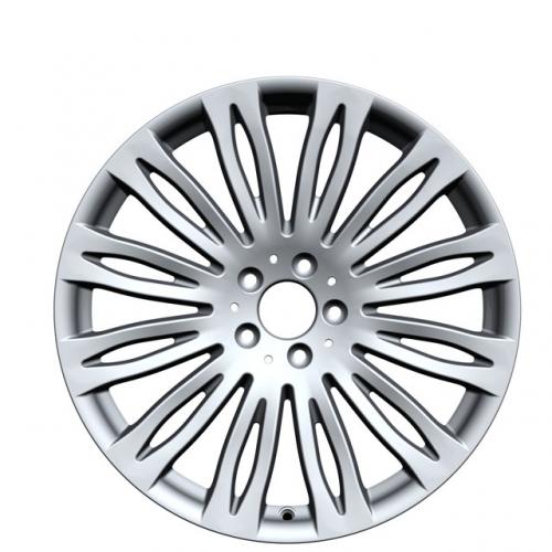 Forged aluminum alloy wheel