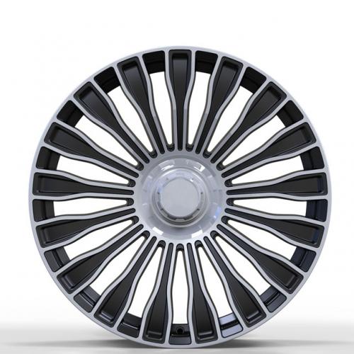 Forged aluminum alloy wheel rims
