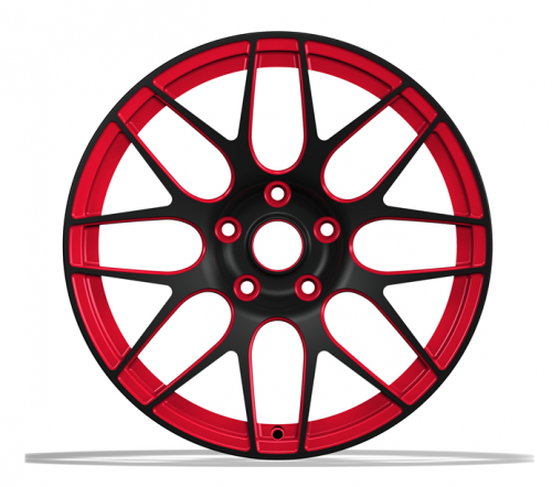 Alloy wheel spokes